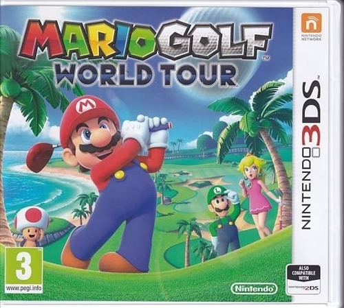 Mario Golf World Tour - Nintendo 3DS Spil (A Grade) (Genbrug)